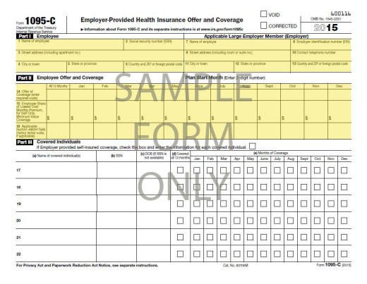 1095-C form in Carillon ERP
